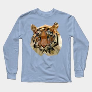 Polygonal tiger head Long Sleeve T-Shirt